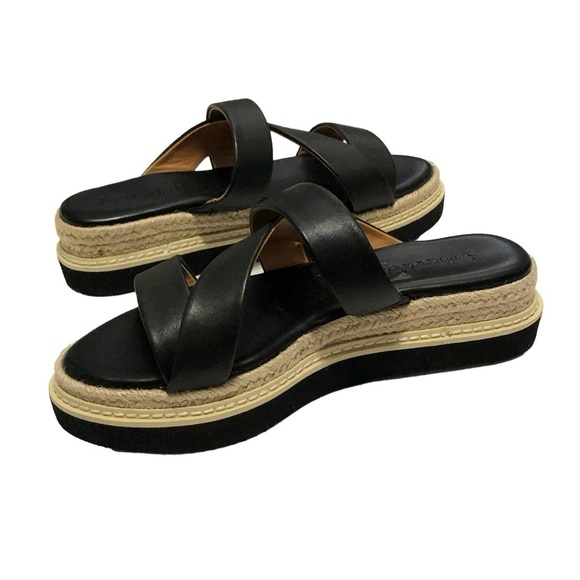 NWOB Splendid Leather Platform Sandals - Picture 7 of 13